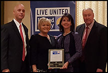 Dempsey was recognized by the United Way 