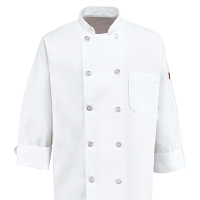 Dempsey Uniform White Chef Coat