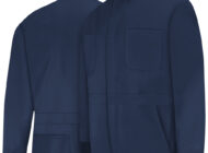 Front and back view of Dempsey Uniform 100% cotton coveralls