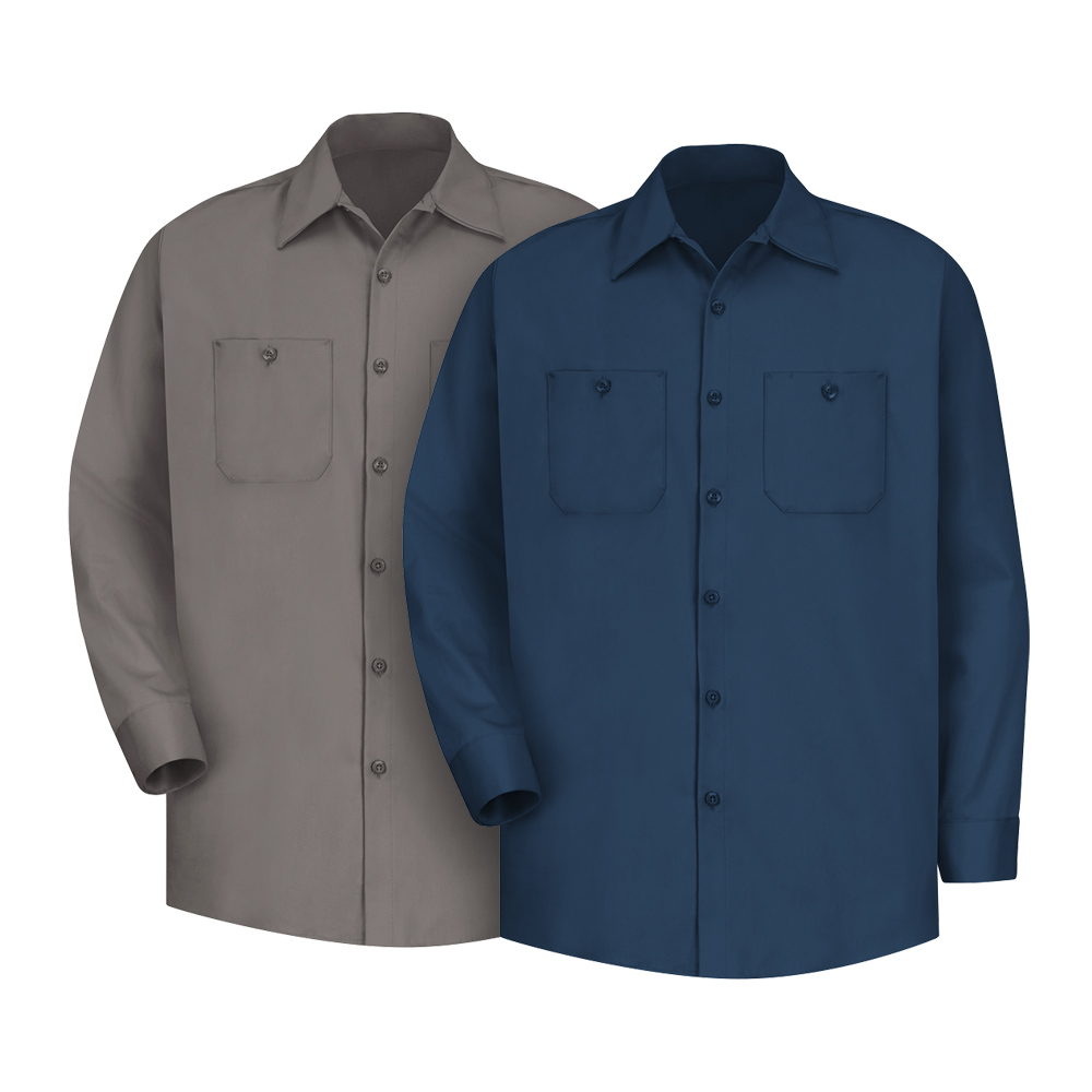 Navy and grey Dempsey Uniform 100% cotton shirts