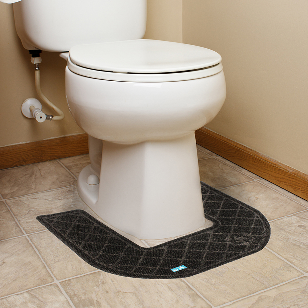 Dempsey Uniform commode mat in a restroom