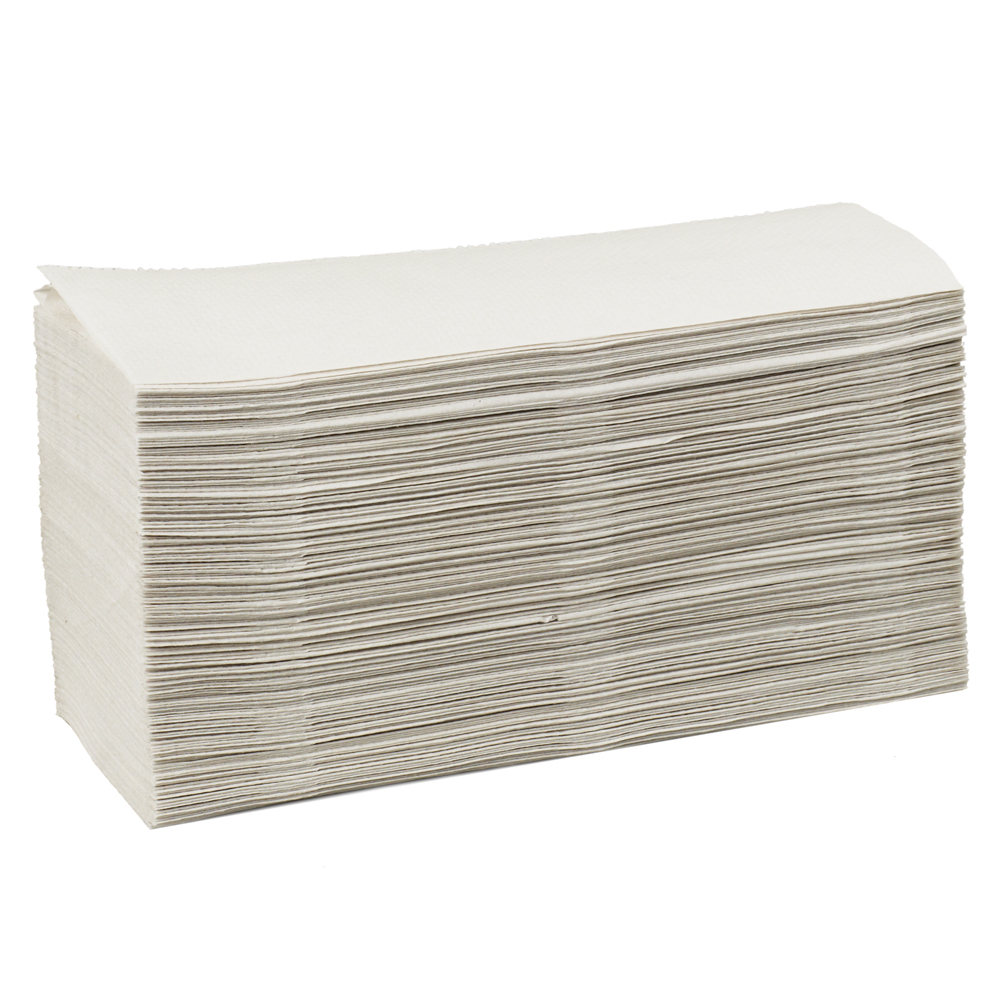Stack of c-fold towels for Dempsey Uniform multifold towel dispensers