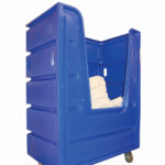 Dempsey Uniform rolling laundry container