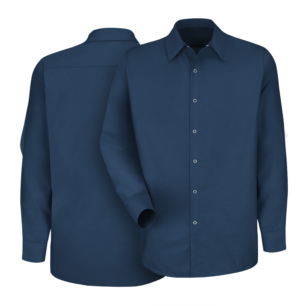 Navy Dempsey Uniform specialized pocketless shirt