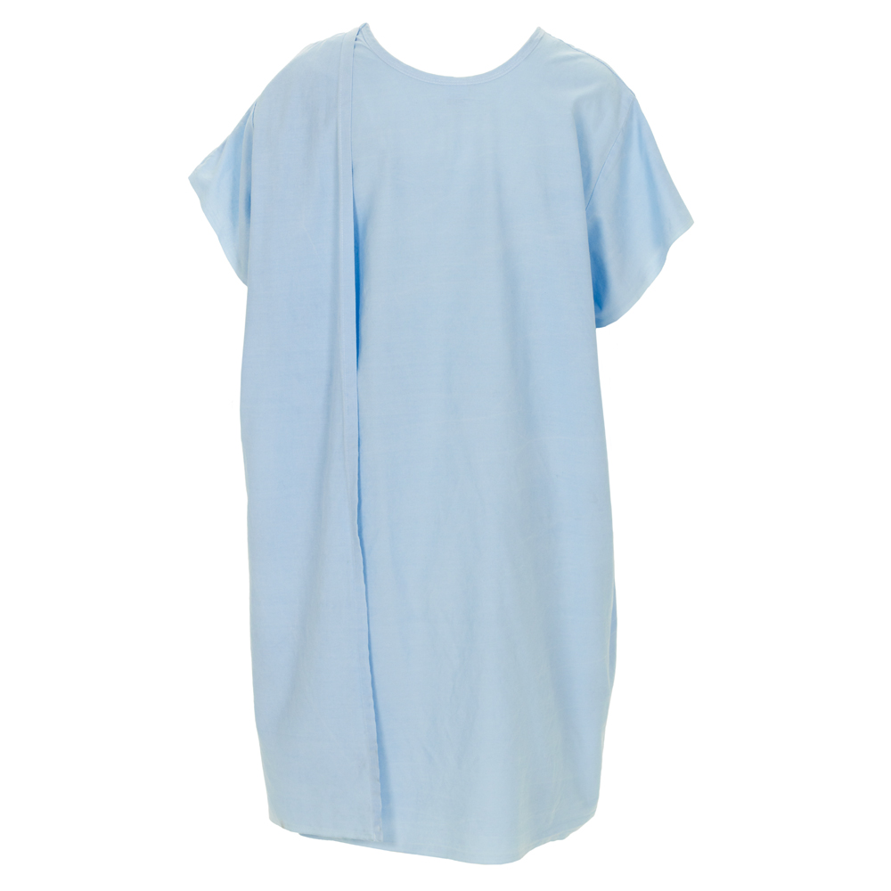Blue Dempsey Uniform wraparound 3-armhole exam gown